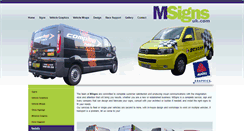 Desktop Screenshot of msignsuk.com